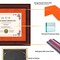University of Illinois 11x14 Diploma Frame for 8.5x11 Certificate Orange